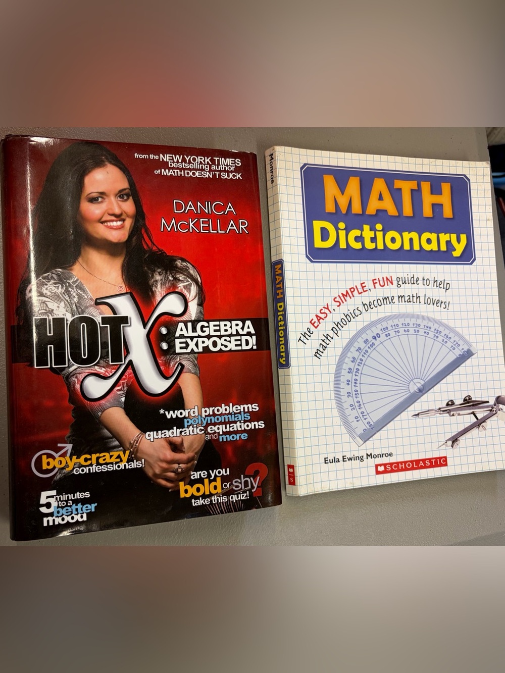 Hot X Algebra Exposed! & Math Dictionary. Danica McKellar Homeschool Resource